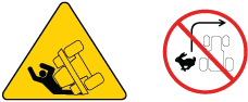 DANGER - SLOPE OPERATION