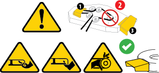 WARNING – AVOID AMPUTATION INJURY