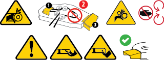 WARNING – AVOID AMPUTATION INJURY